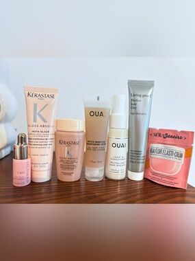 Luxury Hair&Body Care Deluxe Sample Set-Kérastase, OUAI, Living Proof, Vegamour